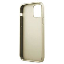 Заредете изображение във визуализатора на галерията – Guess GUHCP12LIGLGO iPhone 12 Pro Max 6,7" złoty/gold hardcase Iridescent - TopMag
