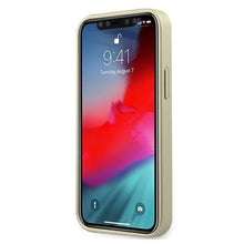 Заредете изображение във визуализатора на галерията – Guess GUHCP12SIGLGO iPhone 12 mini 5,4" złoty/gold hardcase Iridescent - TopMag
