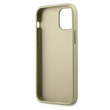 Заредете изображение във визуализатора на галерията – Guess GUHCP12SIGLGO iPhone 12 mini 5,4" złoty/gold hardcase Iridescent - TopMag
