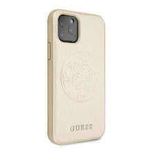 Заредете изображение във визуализатора на галерията – Guess GUHCN58RSSASGO iPhone 11 Pro złoty/gold hard case Saffiano 4G Circle Logo
