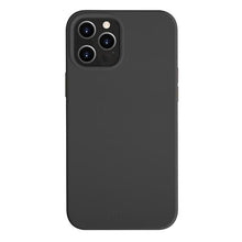 Заредете изображение във визуализатора на галерията – UNIQ etui Lino Hue iPhone 12 Pro Max 6,7" czarny/ink black Antimicrobial - TopMag
