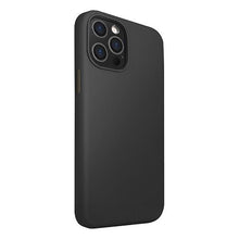 Заредете изображение във визуализатора на галерията – UNIQ etui Lino Hue iPhone 12 Pro Max 6,7" czarny/ink black Antimicrobial - TopMag
