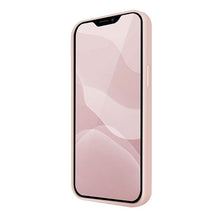 Заредете изображение във визуализатора на галерията – UNIQ etui Lino Hue iPhone 12/12 Pro 6,1" różowy/blush pink Antimicrobial - TopMag
