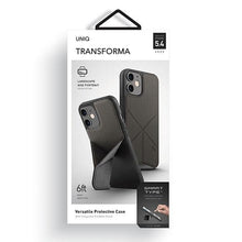 Заредете изображение във визуализатора на галерията – UNIQ etui Transforma iPhone 12 mini 5,4" szary/charcoal grey - TopMag

