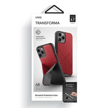 Заредете изображение във визуализатора на галерията – UNIQ etui Transforma iPhone 12 Pro Max 6,5" czerwony/red - TopMag
