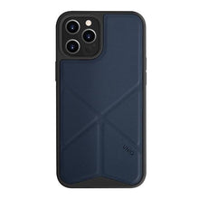 Заредете изображение във визуализатора на галерията – UNIQ etui Transforma iPhone 12 Pro Max 6,5" niebieski/electric blue - TopMag

