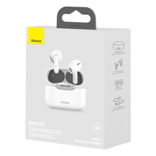 Заредете изображение във визуализатора на галерията – Baseus SIMU S1 5.1 TWS wireless Bluetooth earphones with active noise cancellation ANC white (NGS1-02) - TopMag

