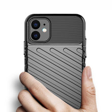 Заредете изображение във визуализатора на галерията – Thunder Case Flexible Tough Rugged Cover TPU Case for iPhone 11 black
