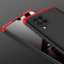 Заредете изображение във визуализатора на галерията – GKK 360 Protection Case Front and Back Case Full Body Cover Samsung Galaxy A42 5G black-red - TopMag
