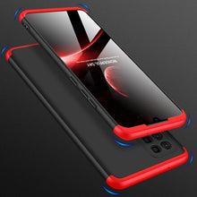 Заредете изображение във визуализатора на галерията – GKK 360 Protection Case Front and Back Case Full Body Cover Samsung Galaxy A42 5G black-red - TopMag
