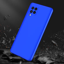 Заредете изображение във визуализатора на галерията – GKK 360 Protection Case Front and Back Case Full Body Cover Samsung Galaxy A42 5G blue - TopMag
