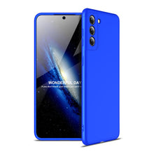 Заредете изображение във визуализатора на галерията – GKK 360 Protection Case Front and Back Case Full Body Cover Samsung Galaxy S21+ 5G (S21 Plus 5G) blue - TopMag
