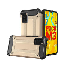 Заредете изображение във визуализатора на галерията – Hybrid Armor Case Tough Rugged Cover for Xiaomi Poco M3 golden - TopMag
