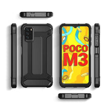 Заредете изображение във визуализатора на галерията – Hybrid Armor Case Tough Rugged Cover for Xiaomi Poco M3 golden - TopMag
