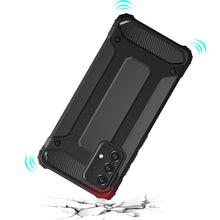 Заредете изображение във визуализатора на галерията – Hybrid Armor Case Tough Rugged Cover for Samsung Galaxy A52s 5G / A52 5G / A52 4G black - TopMag
