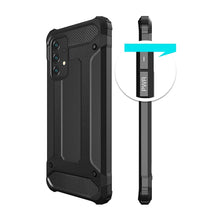 Заредете изображение във визуализатора на галерията – Hybrid Armor Case Tough Rugged Cover for Samsung Galaxy A52s 5G / A52 5G / A52 4G blue - TopMag
