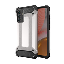 Заредете изображение във визуализатора на галерията – Hybrid Armor Case Tough Rugged Cover for Samsung Galaxy A72 4G silver - TopMag
