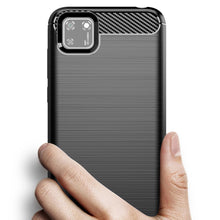 Заредете изображение във визуализатора на галерията – Carbon Case Flexible Cover TPU Case for Oppo A73 black - TopMag
