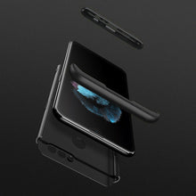 Заредете изображение във визуализатора на галерията – GKK 360 Protection Case Front and Back Case Full Body Cover Oppo A12 / A5s / A7 black - TopMag

