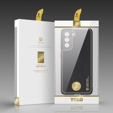 Заредете изображение във визуализатора на галерията – Dux Ducis Yolo elegant case made of soft TPU and PU leather for Samsung Galaxy S21+ 5G (S21 Plus 5G) black - TopMag
