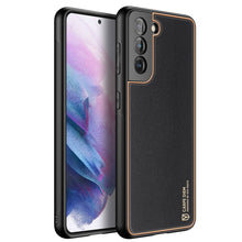 Заредете изображение във визуализатора на галерията – Dux Ducis Yolo elegant case made of soft TPU and PU leather for Samsung Galaxy S21+ 5G (S21 Plus 5G) black - TopMag
