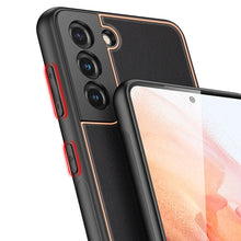 Заредете изображение във визуализатора на галерията – Dux Ducis Yolo elegant case made of soft TPU and PU leather for Samsung Galaxy S21 5G black - TopMag
