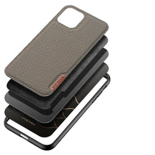 Заредете изображение във визуализатора на галерията – Dux Ducis Fino case covered with nylon material for iPhone 11 Pro Max green - TopMag

