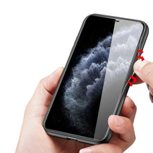 Заредете изображение във визуализатора на галерията – Dux Ducis Fino case covered with nylon material for iPhone 11 Pro Max green - TopMag
