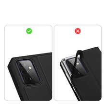 Заредете изображение във визуализатора на галерията – DUX DUCIS Skin X Bookcase type case for Samsung Galaxy A72 4G black - TopMag
