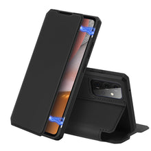 Заредете изображение във визуализатора на галерията – DUX DUCIS Skin X Bookcase type case for Samsung Galaxy A72 4G black - TopMag
