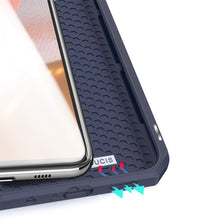Заредете изображение във визуализатора на галерията – DUX DUCIS Skin X Bookcase type case for Samsung Galaxy A72 4G blue - TopMag
