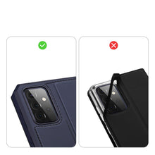 Заредете изображение във визуализатора на галерията – DUX DUCIS Skin X Bookcase type case for Samsung Galaxy A72 4G blue - TopMag
