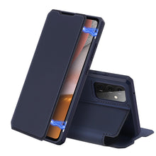Заредете изображение във визуализатора на галерията – DUX DUCIS Skin X Bookcase type case for Samsung Galaxy A72 4G blue - TopMag
