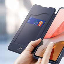 Заредете изображение във визуализатора на галерията – DUX DUCIS Skin X Bookcase type case for Samsung Galaxy A72 4G blue - TopMag

