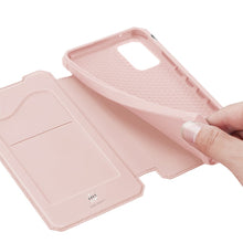 Заредете изображение във визуализатора на галерията – DUX DUCIS Skin X Bookcase type case for Samsung Galaxy A72 4G pink - TopMag
