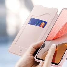 Заредете изображение във визуализатора на галерията – DUX DUCIS Skin X Bookcase type case for Samsung Galaxy A72 4G pink - TopMag
