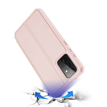 Заредете изображение във визуализатора на галерията – DUX DUCIS Skin X Bookcase type case for Samsung Galaxy A72 4G pink - TopMag
