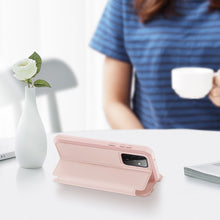 Заредете изображение във визуализатора на галерията – DUX DUCIS Skin X Bookcase type case for Samsung Galaxy A72 4G pink - TopMag
