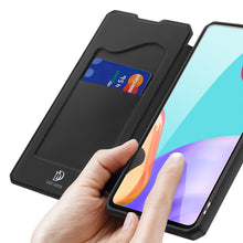 Заредете изображение във визуализатора на галерията – DUX DUCIS Skin X Bookcase type case for Samsung Galaxy A52s 5G / A52 5G / A52 4G / A52s black - TopMag
