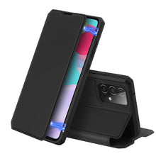 Заредете изображение във визуализатора на галерията – DUX DUCIS Skin X Bookcase type case for Samsung Galaxy A52s 5G / A52 5G / A52 4G / A52s black - TopMag
