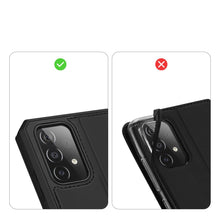 Заредете изображение във визуализатора на галерията – DUX DUCIS Skin X Bookcase type case for Samsung Galaxy A52s 5G / A52 5G / A52 4G / A52s black - TopMag
