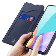 Заредете изображение във визуализатора на галерията – DUX DUCIS Skin X Bookcase type case for Samsung Galaxy A52s 5G / A52 5G / A52 4G / A52s blue - TopMag
