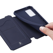 Заредете изображение във визуализатора на галерията – DUX DUCIS Skin X Bookcase type case for Samsung Galaxy A52s 5G / A52 5G / A52 4G / A52s blue - TopMag
