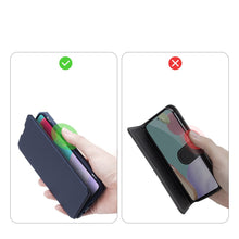 Заредете изображение във визуализатора на галерията – DUX DUCIS Skin X Bookcase type case for Samsung Galaxy A52s 5G / A52 5G / A52 4G / A52s blue - TopMag
