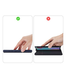 Заредете изображение във визуализатора на галерията – DUX DUCIS Skin X Bookcase type case for Samsung Galaxy A52s 5G / A52 5G / A52 4G / A52s blue - TopMag
