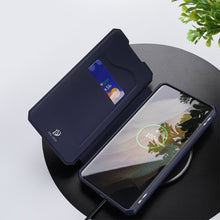 Заредете изображение във визуализатора на галерията – DUX DUCIS Skin X Bookcase type case for Samsung Galaxy S21 Ultra 5G blue - TopMag
