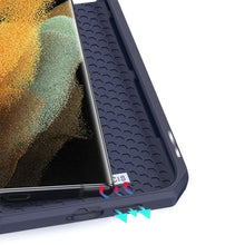 Заредете изображение във визуализатора на галерията – DUX DUCIS Skin X Bookcase type case for Samsung Galaxy S21 Ultra 5G blue - TopMag
