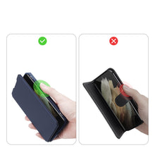 Заредете изображение във визуализатора на галерията – DUX DUCIS Skin X Bookcase type case for Samsung Galaxy S21 Ultra 5G blue - TopMag

