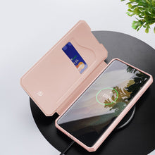 Заредете изображение във визуализатора на галерията – DUX DUCIS Skin X Bookcase type case for Samsung Galaxy S21 Ultra 5G pink - TopMag
