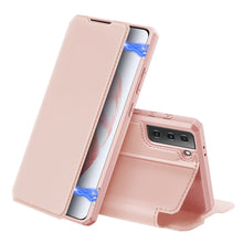 Заредете изображение във визуализатора на галерията – DUX DUCIS Skin X Bookcase type case for Samsung Galaxy S21+ 5G (S21 Plus 5G) pink - TopMag
